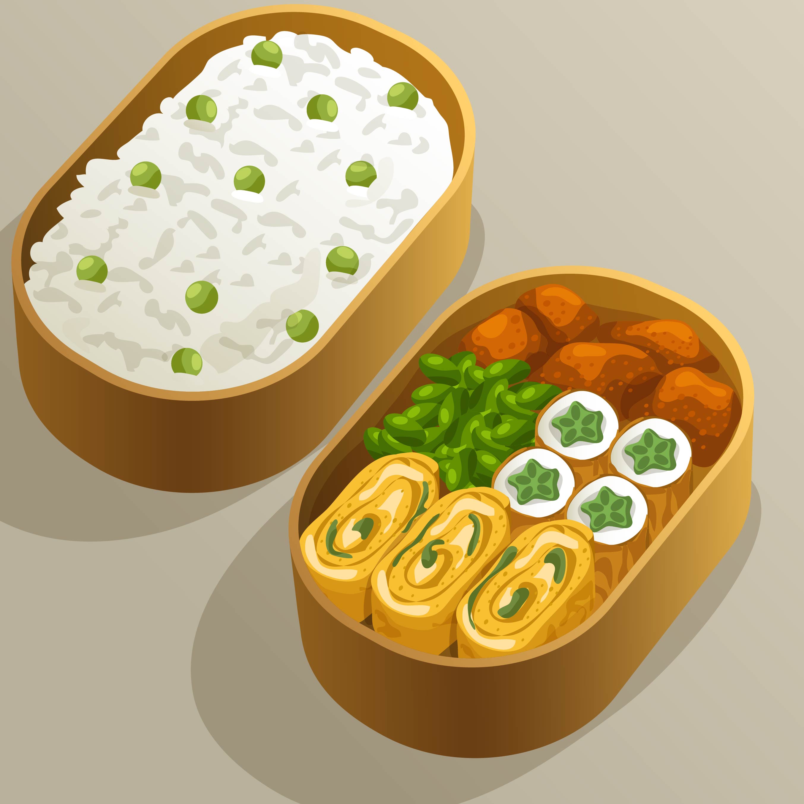 美观整齐米饭便当盒