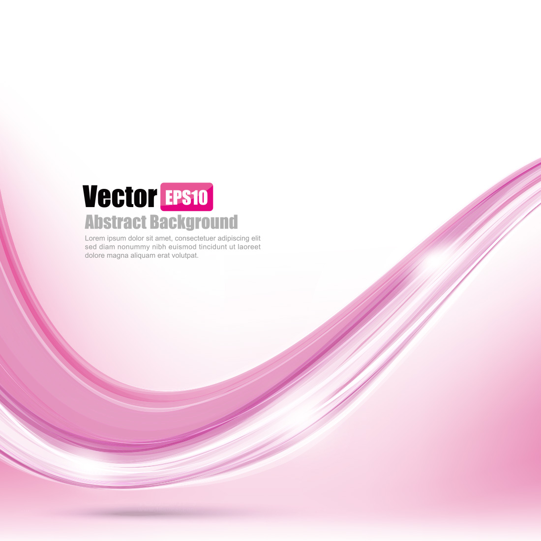 玫红色曲线波浪发光背景