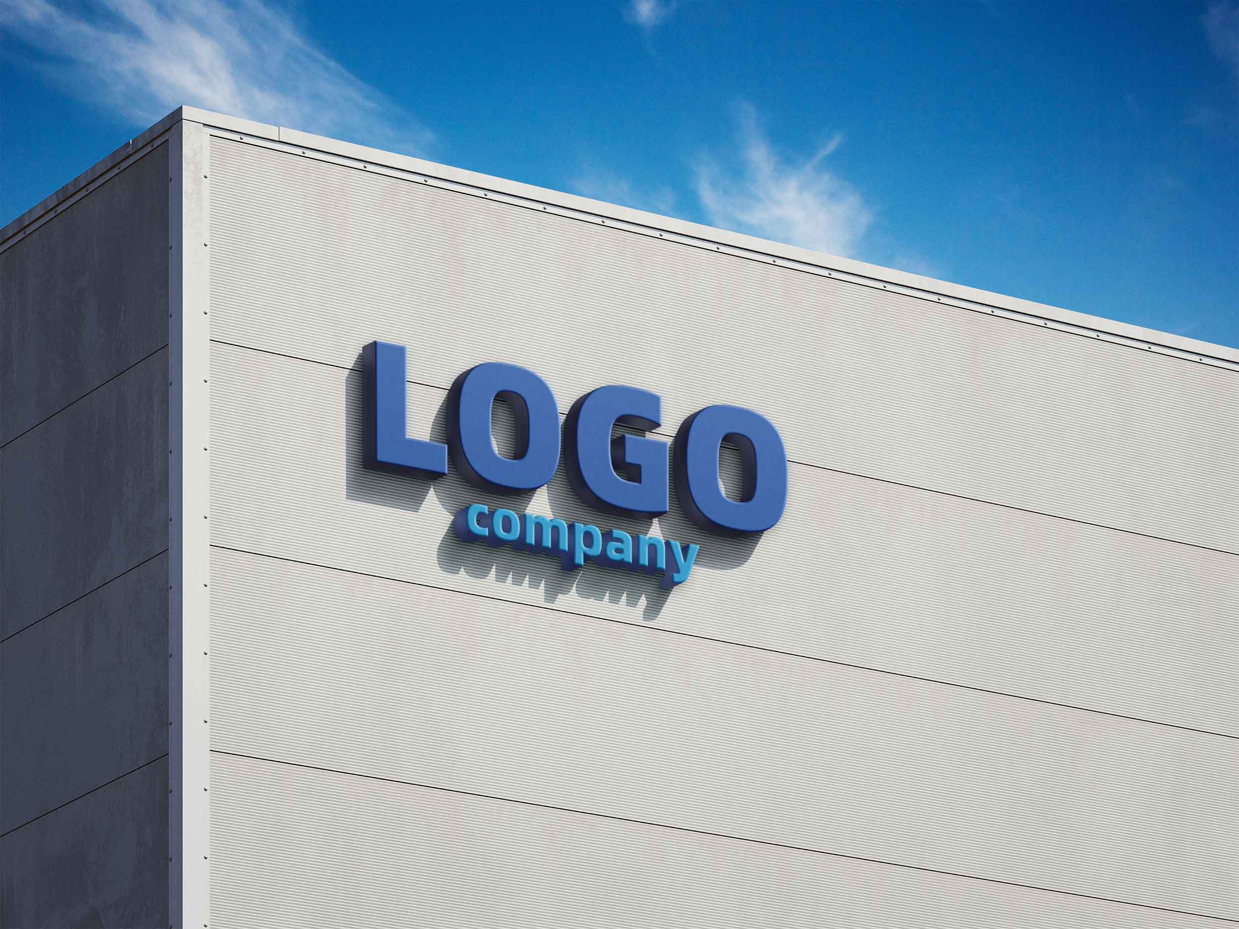 建筑大厦logo样机
