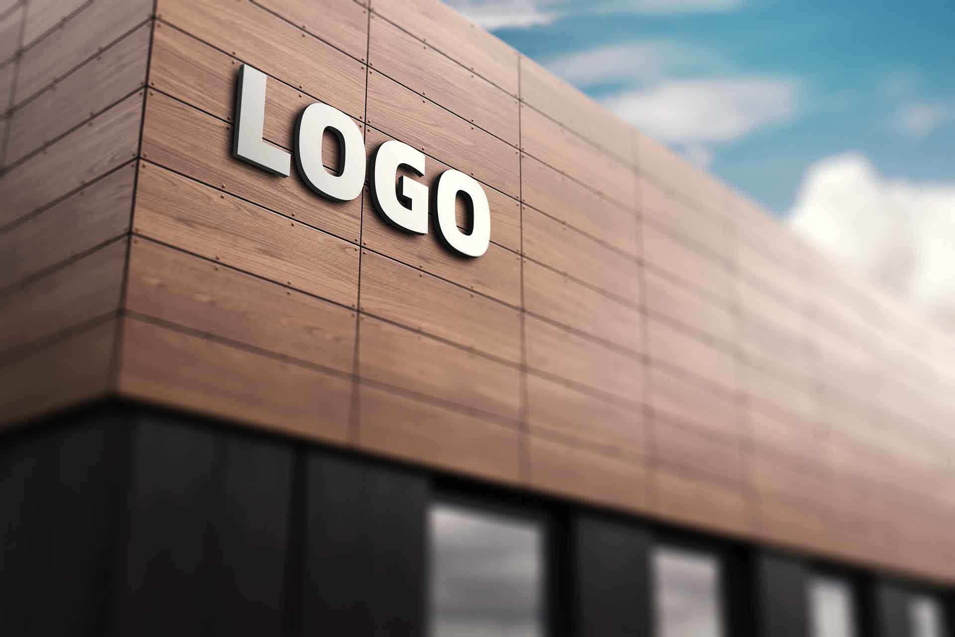 户外高楼LOGO样机