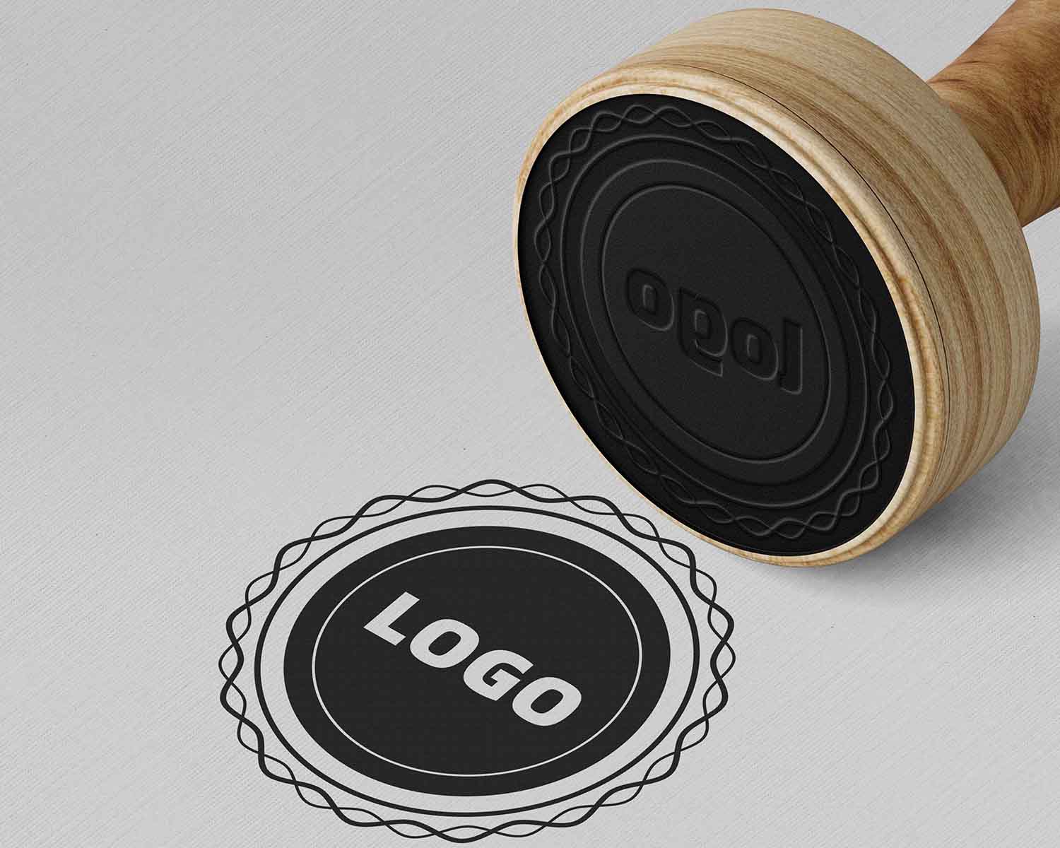 印章logo标志印泥展示样机