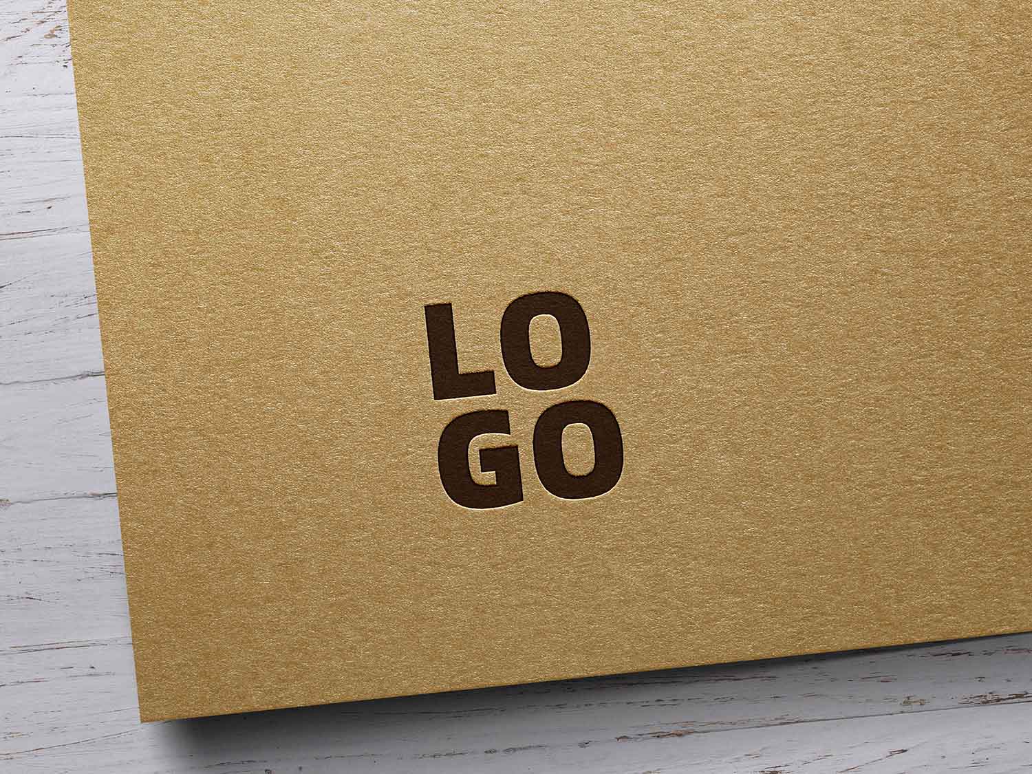 纸上LOGO样机